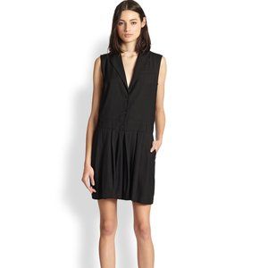 New MM6 Maison Martin Margiela Black Tuxedo Jumpsuit Romper